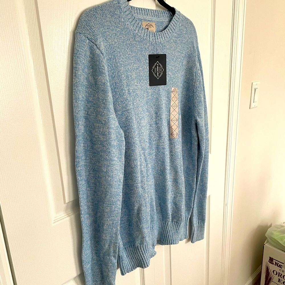 Men’s blue sweater